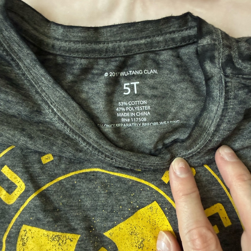 Wu-Tang Forever kids Gray T-Shirt - Picture 2 of 3